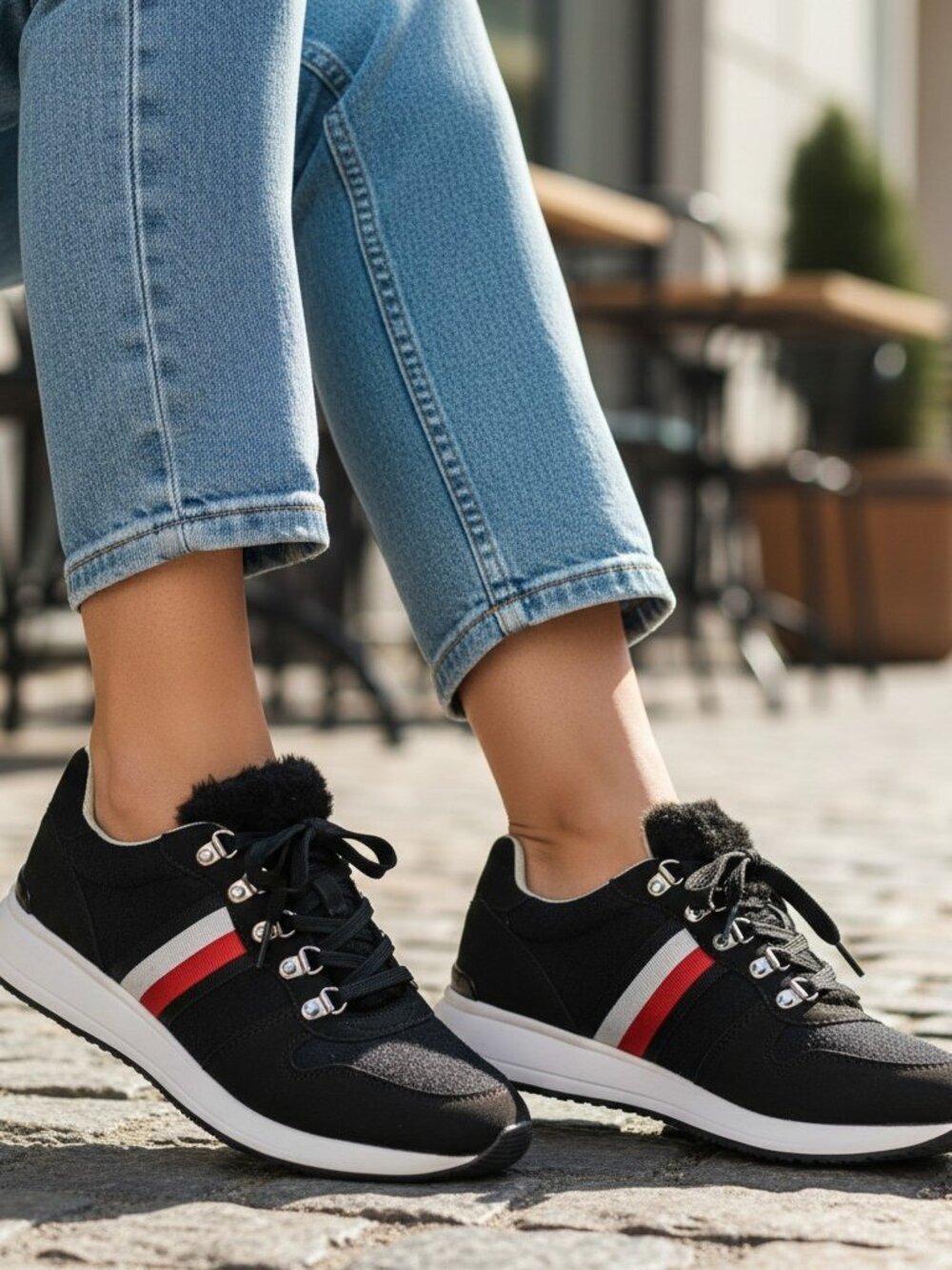 Tommy Hilfiger "Triplee" Navy Blue Sneaker